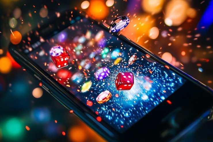 Pemain bermain Live Casino di perangkat mobile dengan privasi terjaga